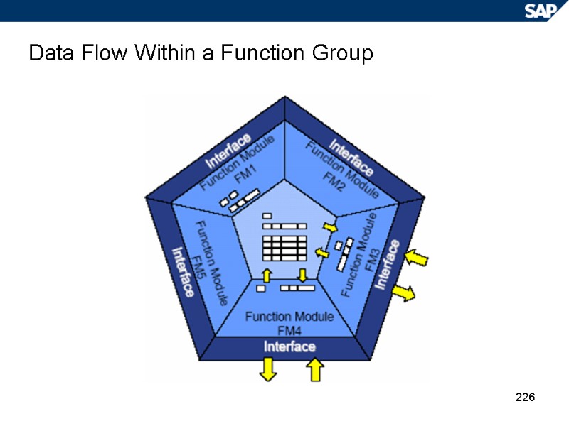 226 Data Flow Within a Function Group